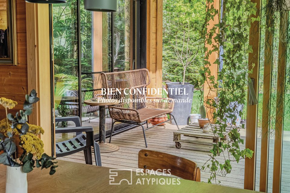 Maison bois vertueuse au coeur de la nature