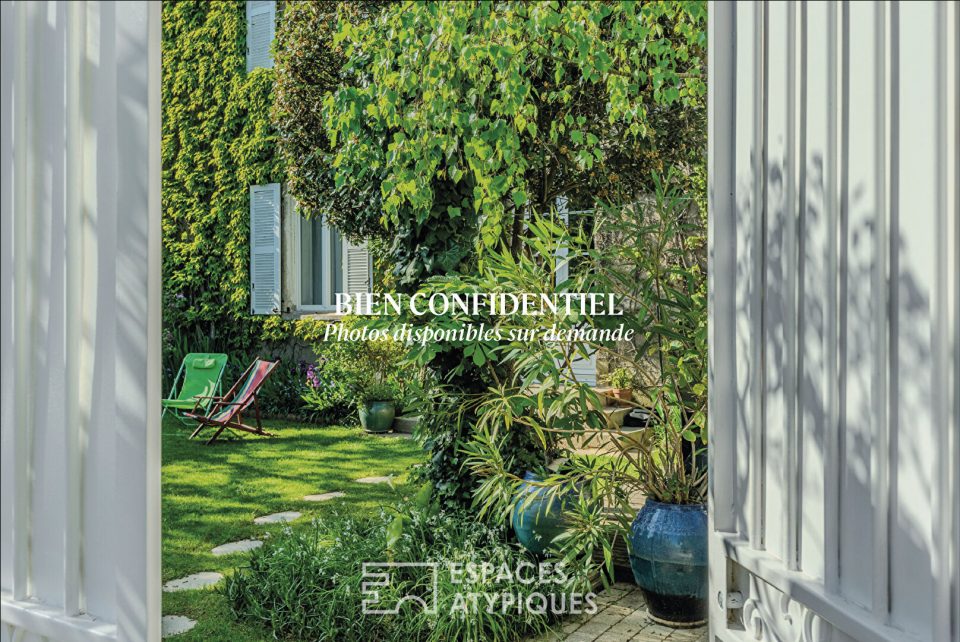 Bâtisse ancienne avec âme et jardin secret ? Quartier recherché de Chantenay