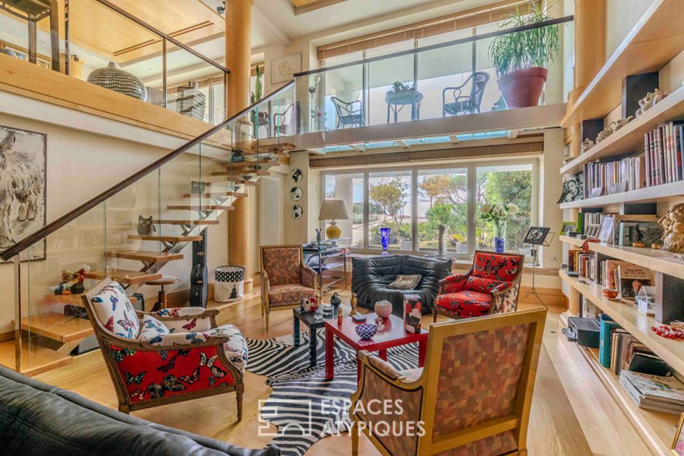 Signature contemporaine et panorama marin pour ce duplex d'exception à La Baule