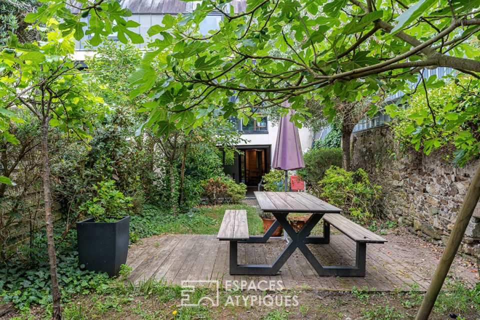 Belle maison contemporaine et son jardin intimiste à Rezé