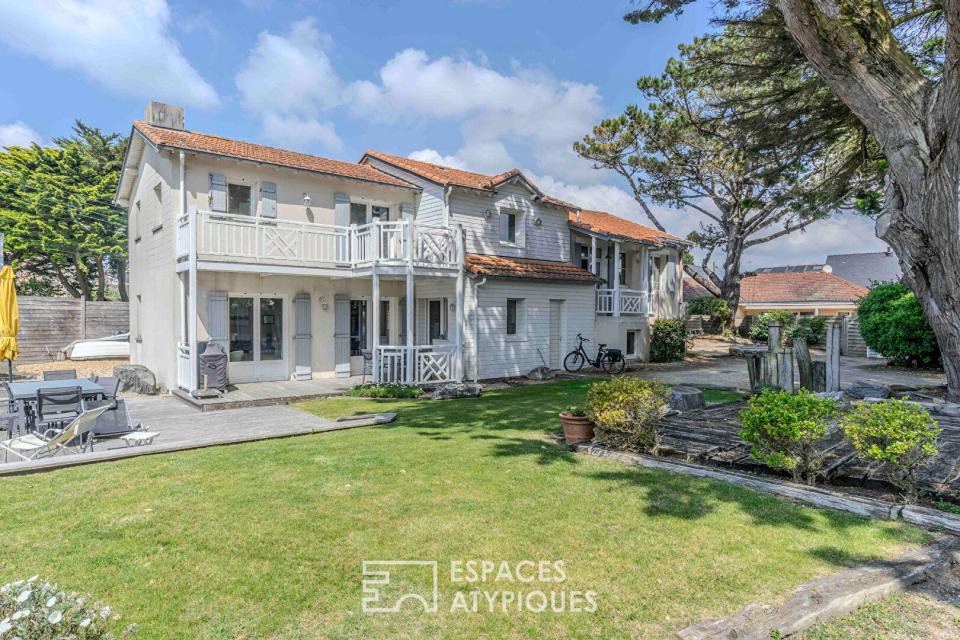 Élégante demeure balnéaire à 80 mètres de l'océan avec aperçu mer