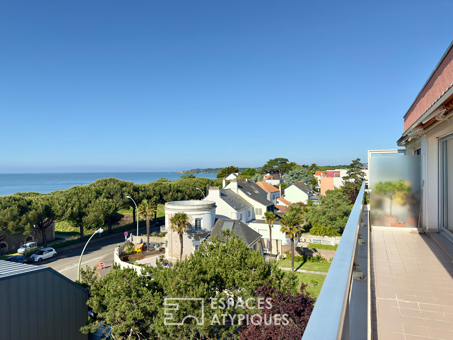 Bel appartement T2 en dernier étage avec vue mer
