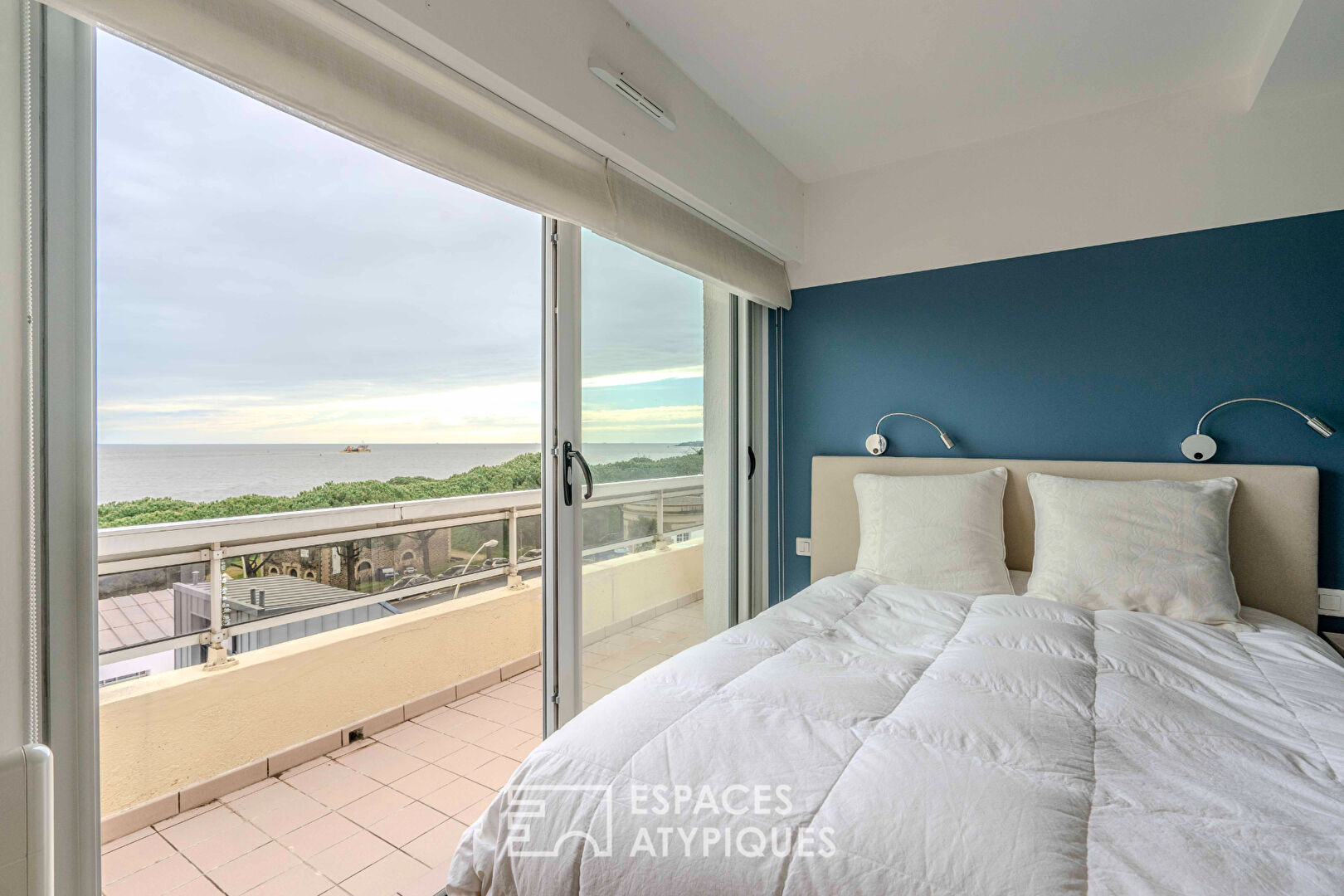 Bel appartement T2 en dernier étage avec vue mer