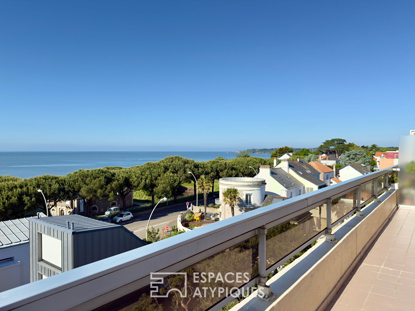Bel appartement T2 en dernier étage avec vue mer