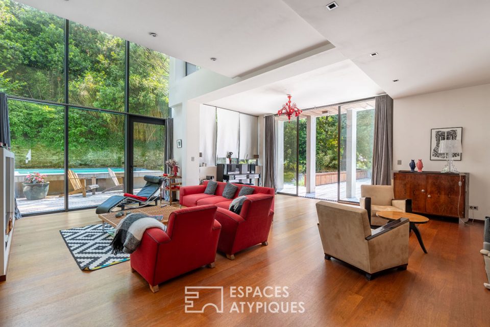 Intemporelle maison d'architecte proche de la Sèvre à Nantes