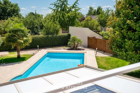Maison  ARCHITECTE  1993   Jardin Piscine  Centre THOUARE sur LOIRE