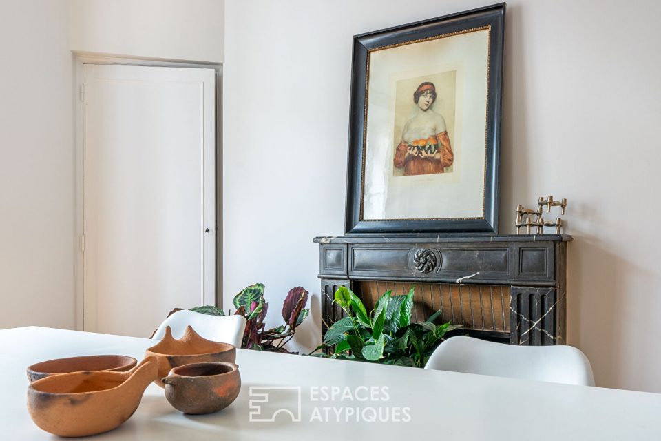 Duplex d'exception rénové - vue unique sur Passage Pommeraye