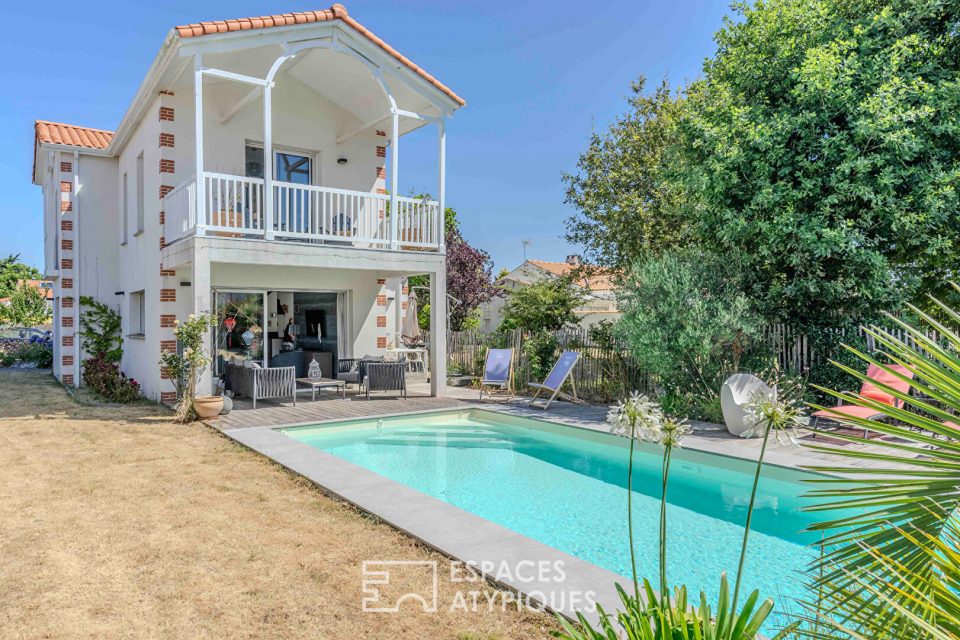 Villa pornicaise avec sa piscine à Sainte Marie