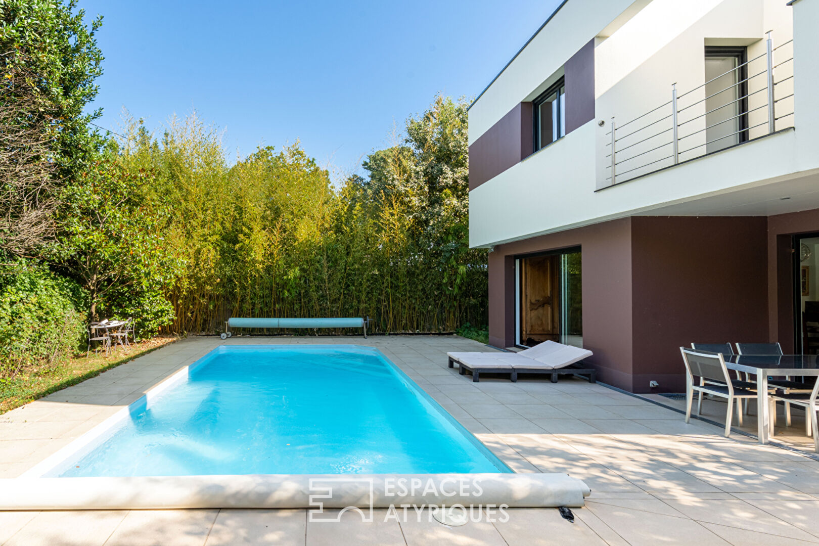 Sublime contemporaine – piscine, patio et terrasses à deux pas de Nantes