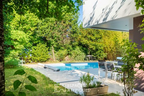 Sublime contemporaine – piscine, patio et terrasses à deux pas de Nantes