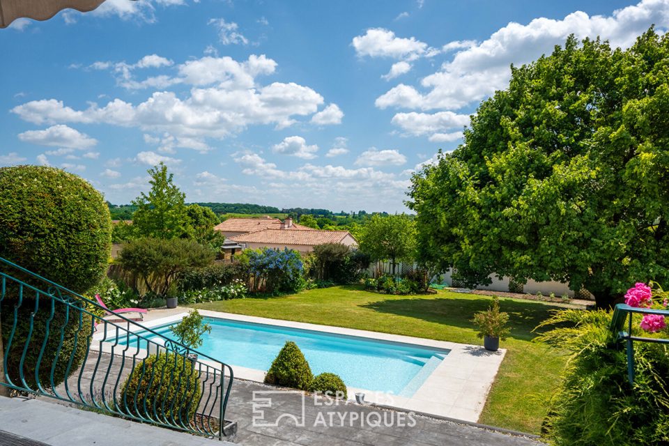 Grande maison familiale avec piscine dans le coeur de Vallet