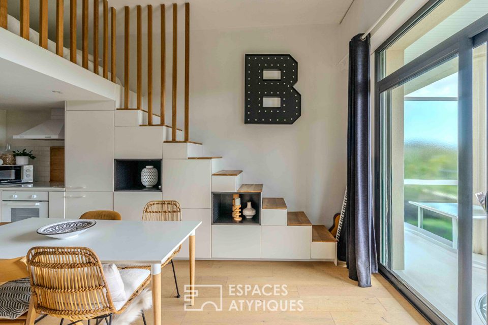Le cocon : duplex rénové au coeur du golf de la Baule.