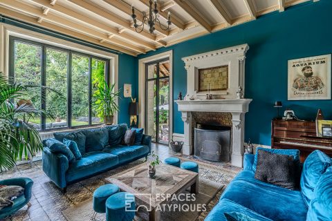 Ancien relais de chasse rénové sur son parc remarquable