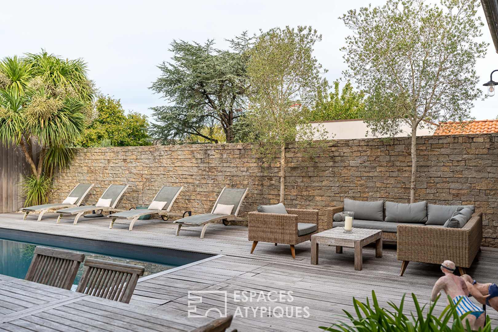 Charme contemporain avec piscine Rezé St Paul