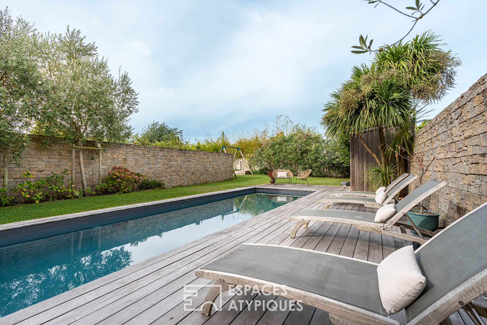 Charme contemporain avec piscine Rezé St Paul