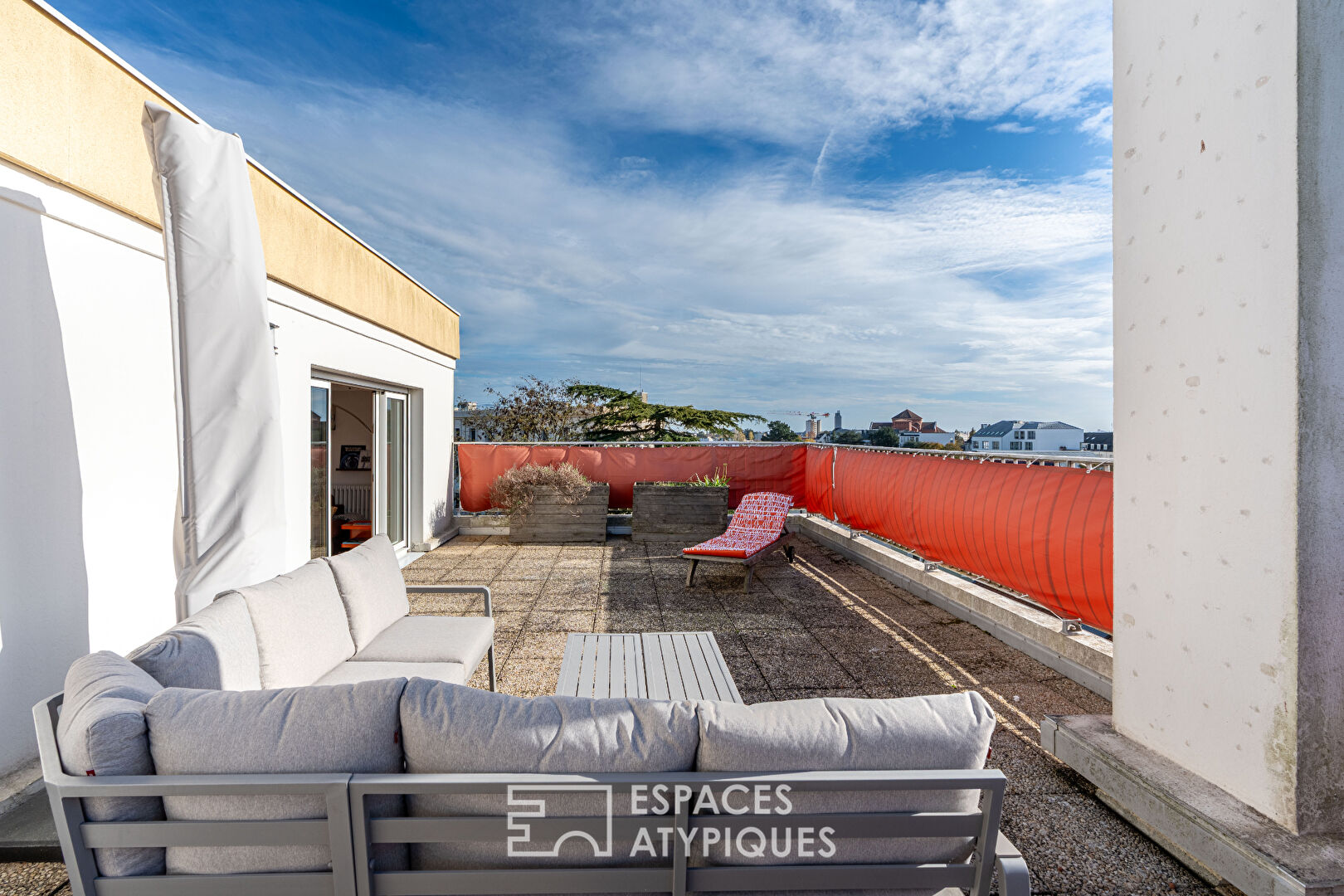Appartement dernier étage avec terrasse – Nantes Longchamp