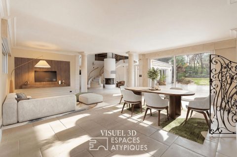 Villa d’architecte avec vie de plain pied proche du bourg