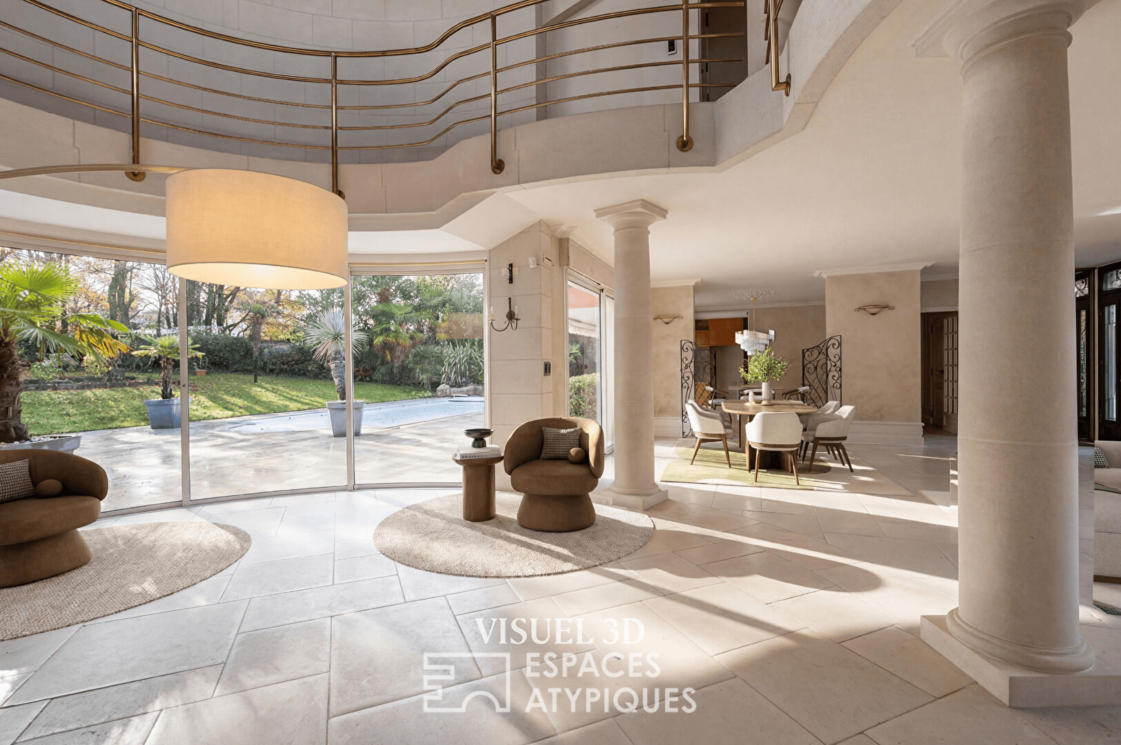 Villa d’architecte avec vie de plain pied proche du bourg