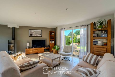 Élégante villa moderne de plain-pied à quelques pas des plages