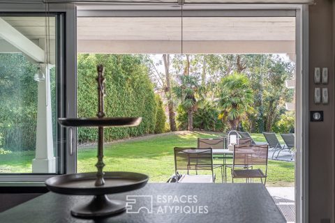 Maison esprit « Louisiane », guest house et jardin tropical avec piscine