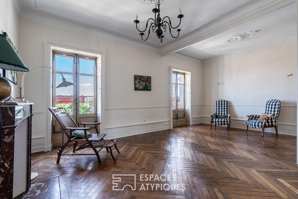 Élégant duplex  Art nouveau (170 m²)  -  BASTILLE MONSELET Nantes