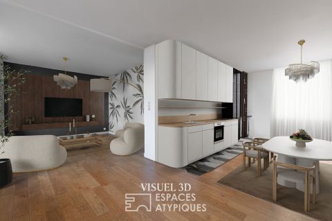 Maison rénovée avec vue dégagée