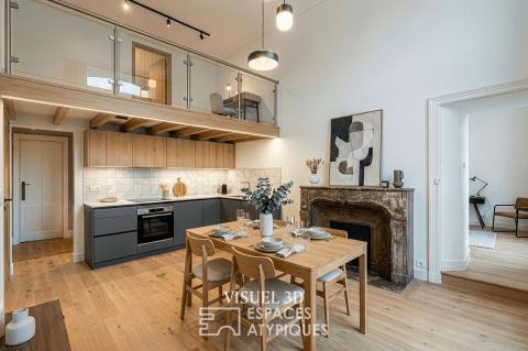 Appartement spacieux Nantes centre 2 chambres (126.66 m²) au 1er étage