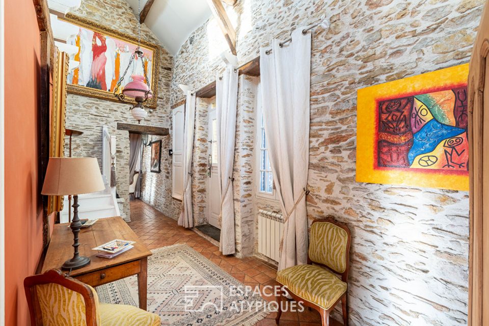 Sublime Longère (175m2) dans son écrin de verdure  Nord de Nantes