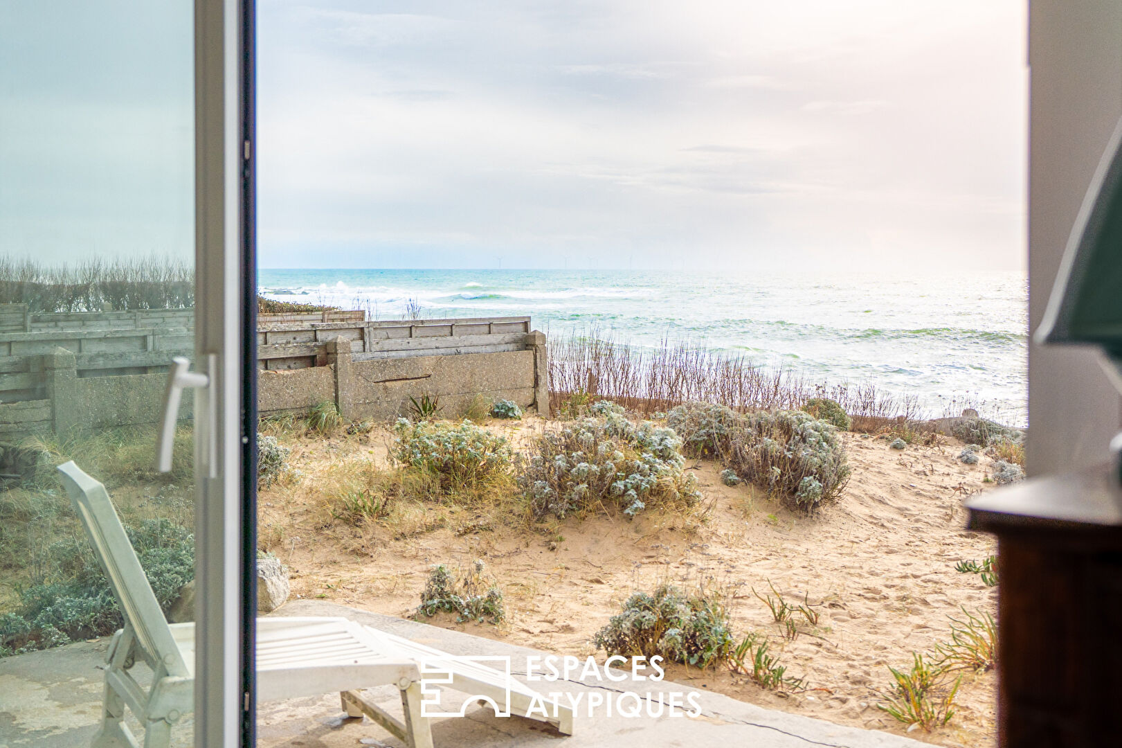La maison face au vagues de Batz sur Mer