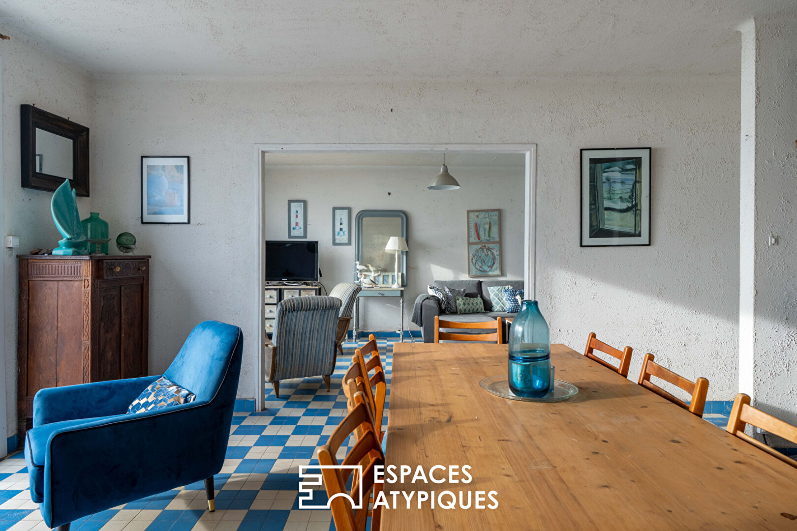 La maison face au vagues de Batz sur Mer