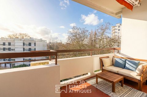 Appartement fonctionnel Île de Nantes avec balcon et ascenseur