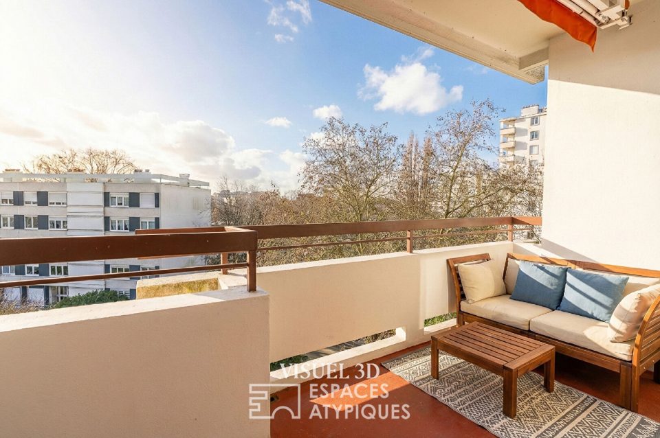 Appartement fonctionnel Île de Nantes 3 pièce(s) - balcon - 64.85 m² avec ascenseur