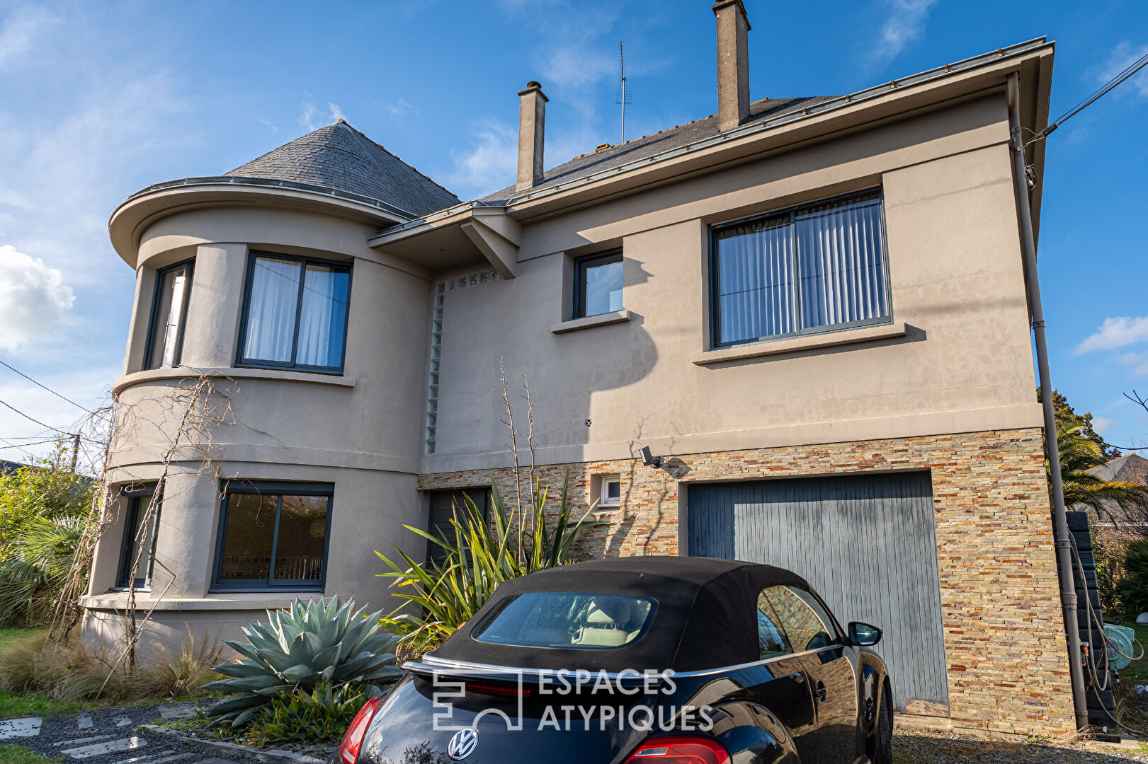 Maison de caractère et rénovation contemporaine