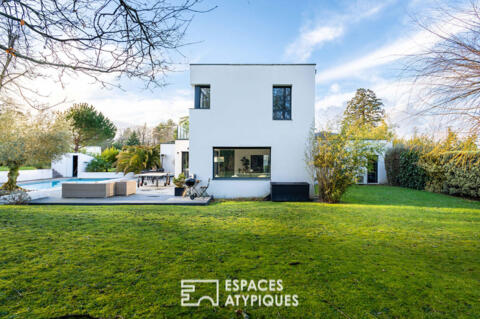 Villa d’architecte contemporaine, le luxe discret à Basse-Goulaine