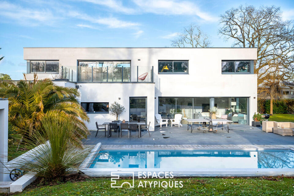 Villa d'architecte contemporaine, le luxe discret à Basse-Goulaine
