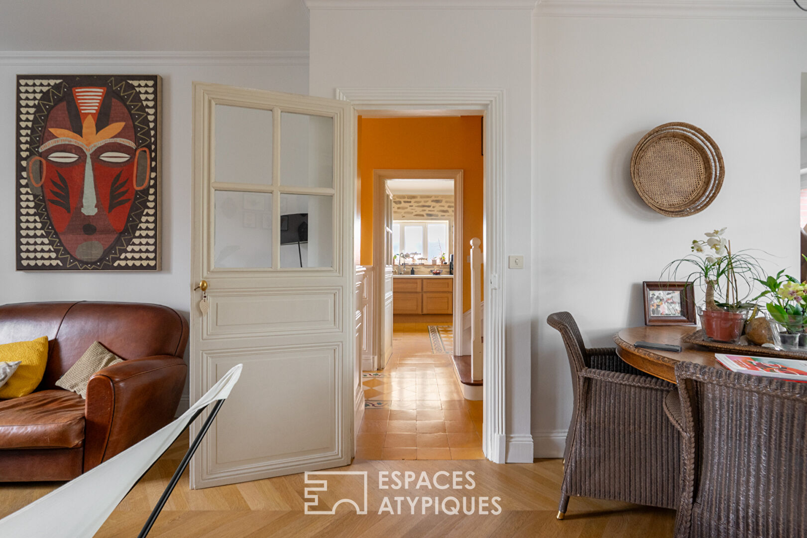 Villa balnéaire historique avec piscine au coeur de Saint Brévin les Pins