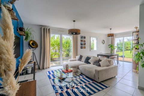 Maison de plain-pied avec jardin !