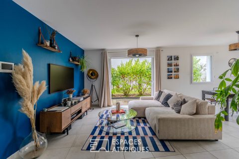 Maison de plain-pied avec jardin !