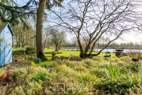 Longère du XVe siècle revisitée : Élégance patrimoniale aux portes de Riaillé