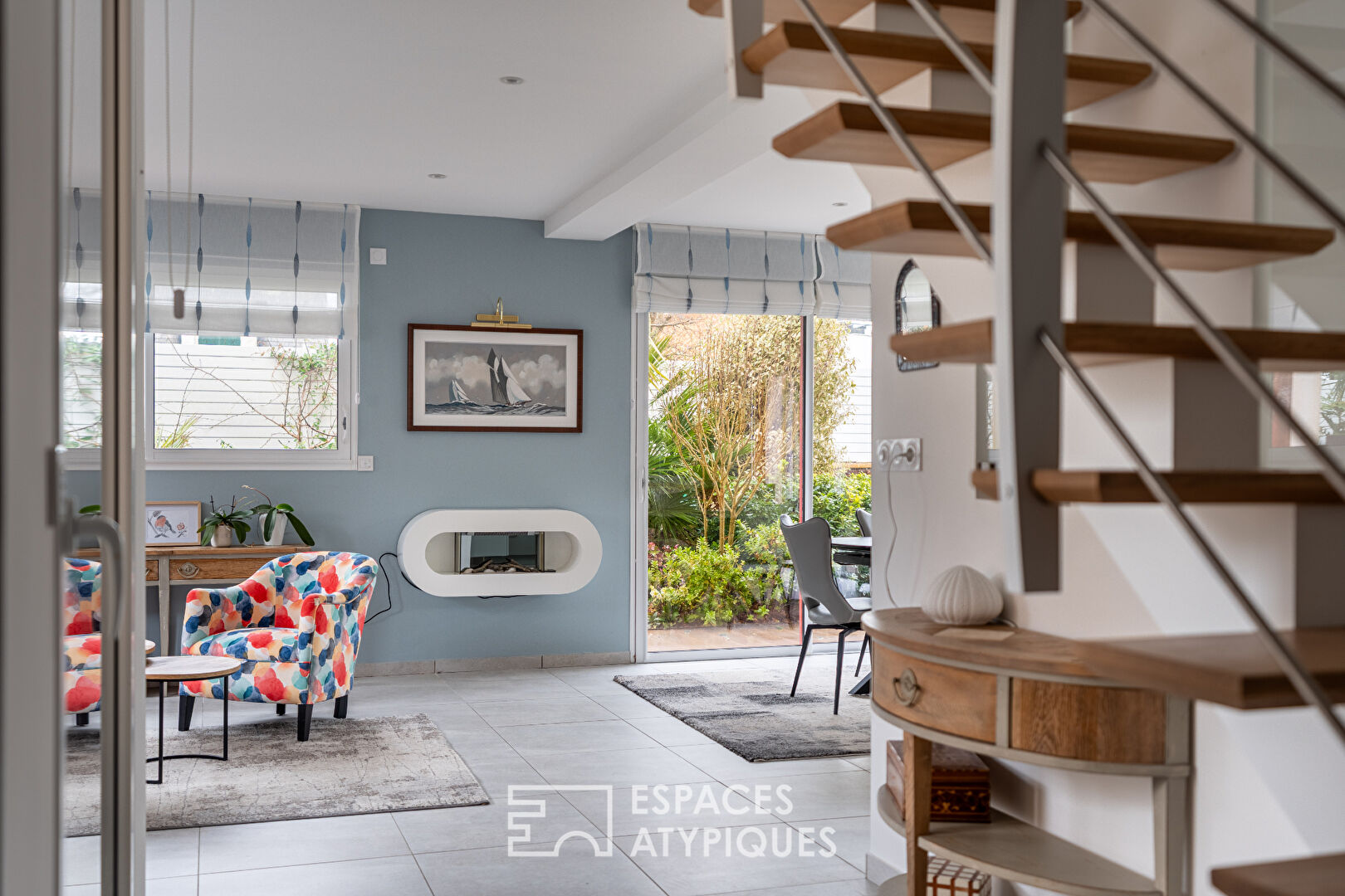 Maison familiale à l&rsquo;abri des regards, à quelques pas de l&rsquo;océan.