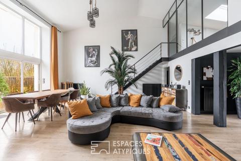 Maison loft familiale avec piscine