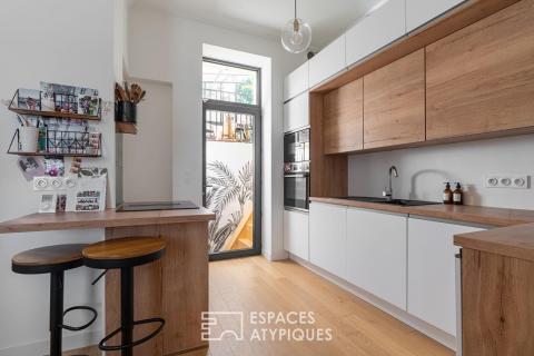 Maison de ville avec terrasse et véranda au coeur des Hauts Pavés