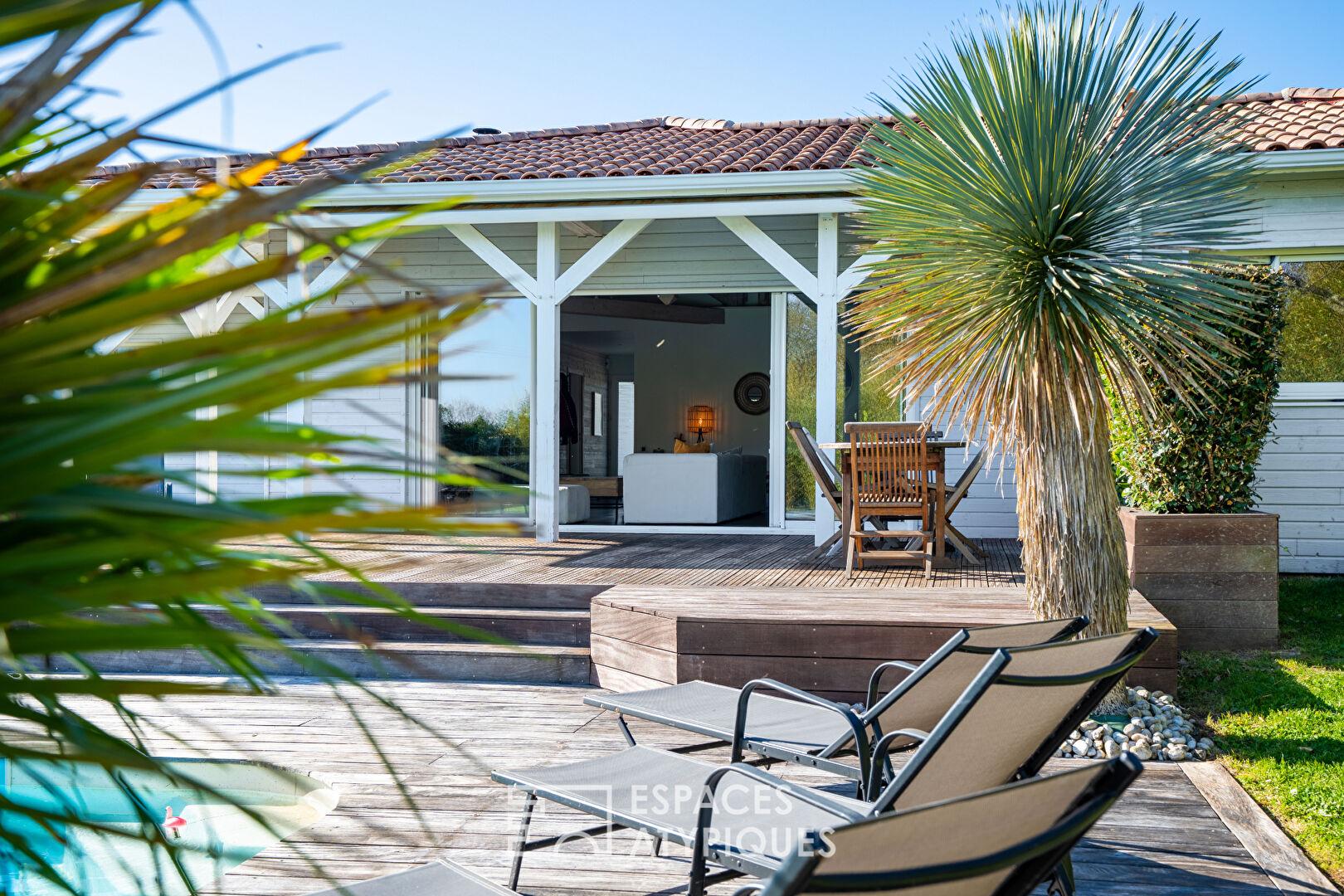 Villa de plain pied  avec piscine aux portes de Nantes