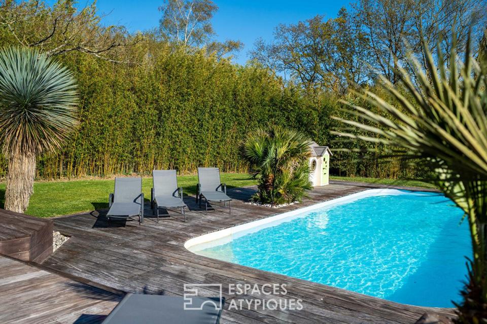 Villa de plain pied  avec piscine aux portes de Nantes