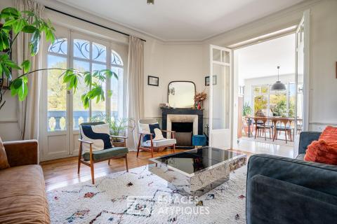 Maison iconique de Vertou bâtie en 1894 et sa pleine vue Sèvre