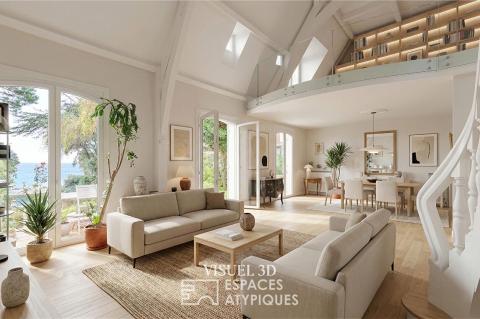 Une villa face à l&rsquo;océan, entre élégance et quiétude.