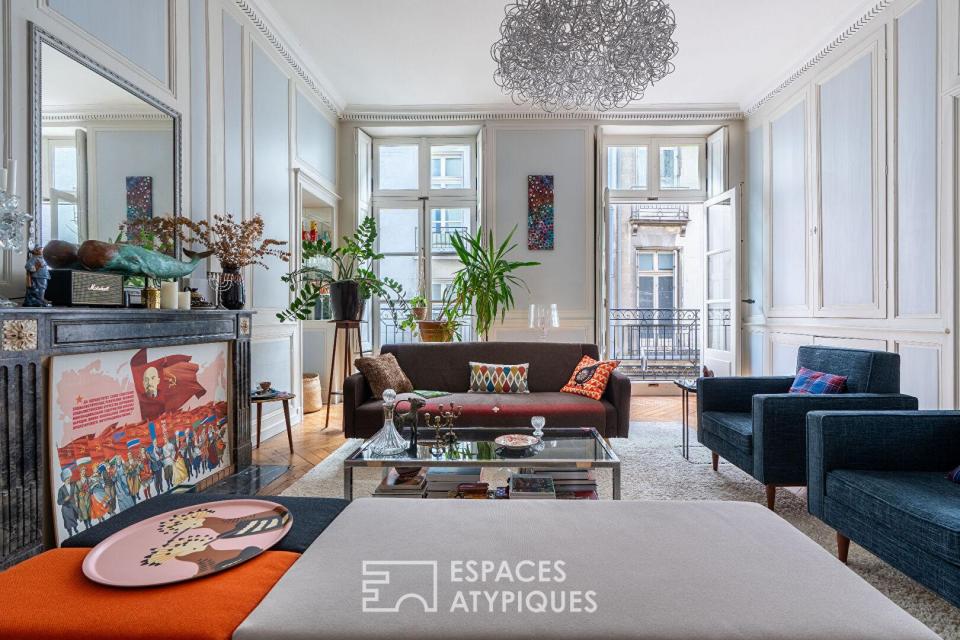 Appartement d' exception coeur de Nantes GRASLIN /Pommeraye - 4 pièces 2 chambres / Ascenseur