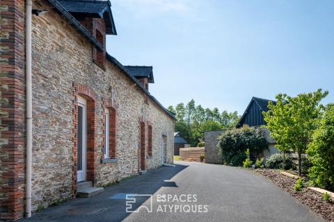 Longère dans son écrin de verdure à Châteaubriant