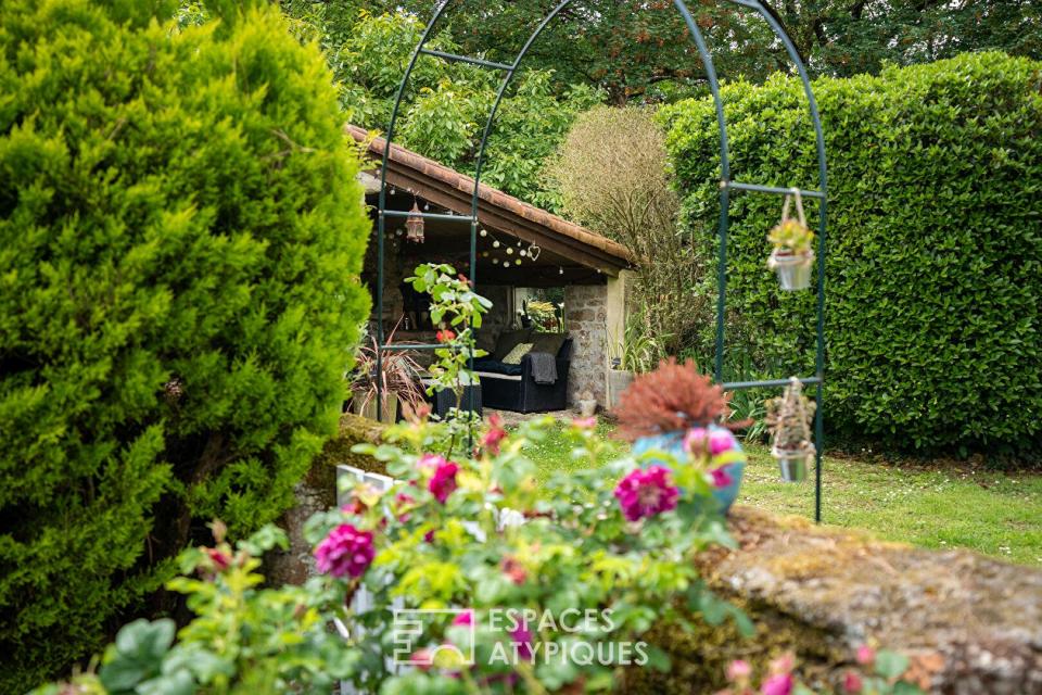 Ensemble immobilier de caractère dans un cadre champêtre