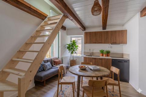 Appartement rénové situé intramuros à Guérande